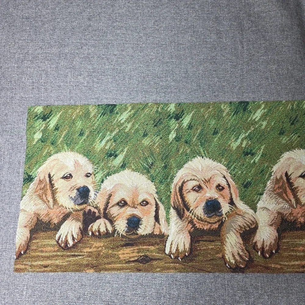 Labradour Puppies Wall Tapestry 54
